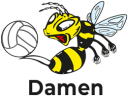 Wilde Wespen Damen Volleyball-Mannschaft