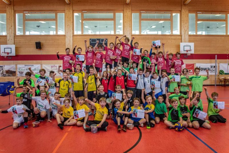 Südbayerische Volleyballmeisterschaft U12 männlich in Steinach