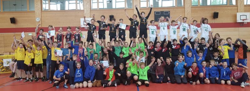 Bayerische Volleyballmeisterschaft U13 männlich in Steinach