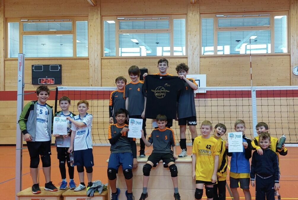 U13 Jungen der Wespen auf der Niederbayerischen Dritter