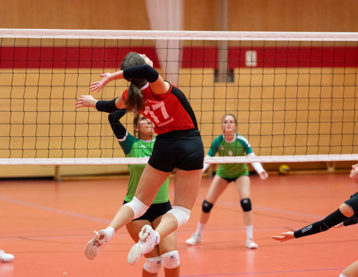 Volleyballspiel der Herren der Wilden Wespen